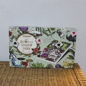 Alice In Wonderland Down the Rabbit Hole Bean Bag Toss Game.